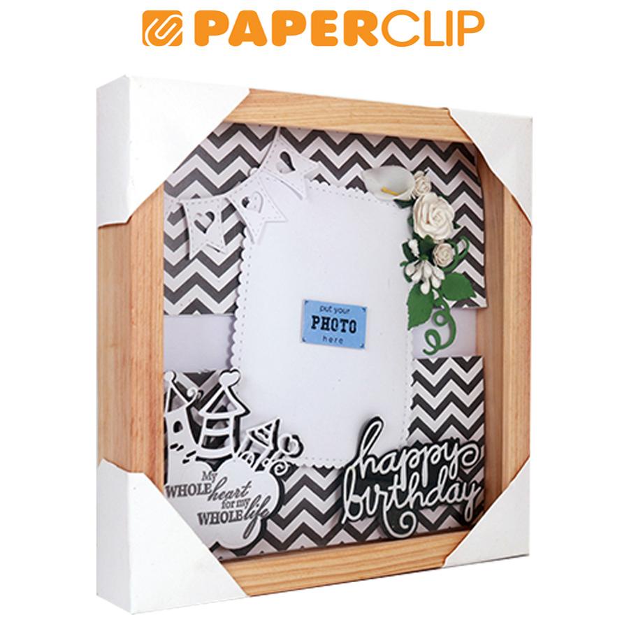 

SCRAPFRAME 20X20 W/F HAPPY BIRTHDAY 1 WHITE