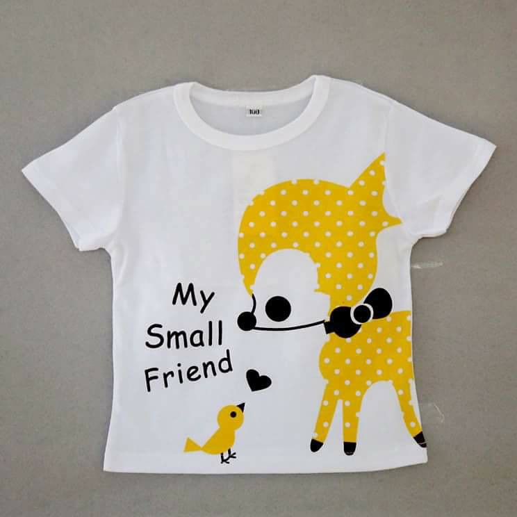 Atasan Kaos Anak Cewek Bambi Friendship T-Shirt