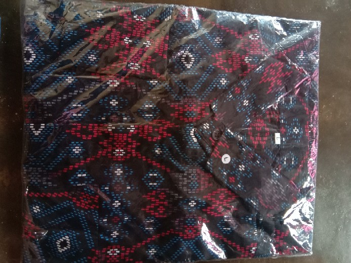 Kemeja Batik Songket Mutiara Rintik Panjang Murah Black Green Navy Dan Purple Slimfit Dan Formal