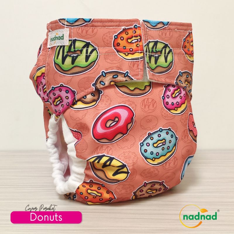 Clodi Nadnad cover perekat 3-13kg 0-30bulan +insert 200ml velcro kreket rekat prepet newborn new bor