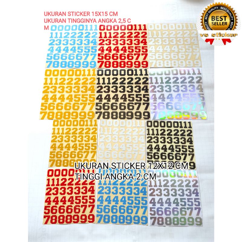 

STICKER CUTTING ANGKA HURUF MOTOR MOBIL LEMARI