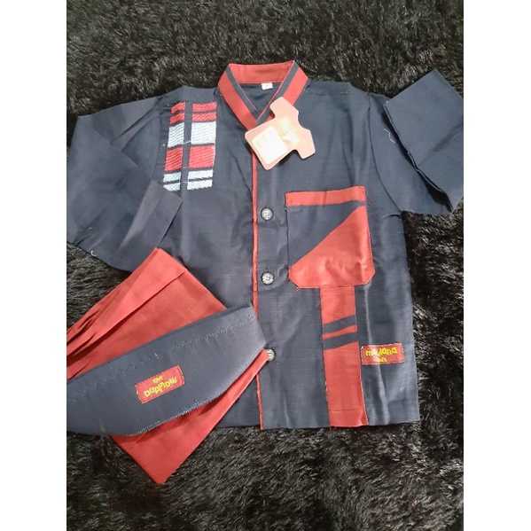 Baju Koko Anak Katun Sigaret Tebal Adem Ori