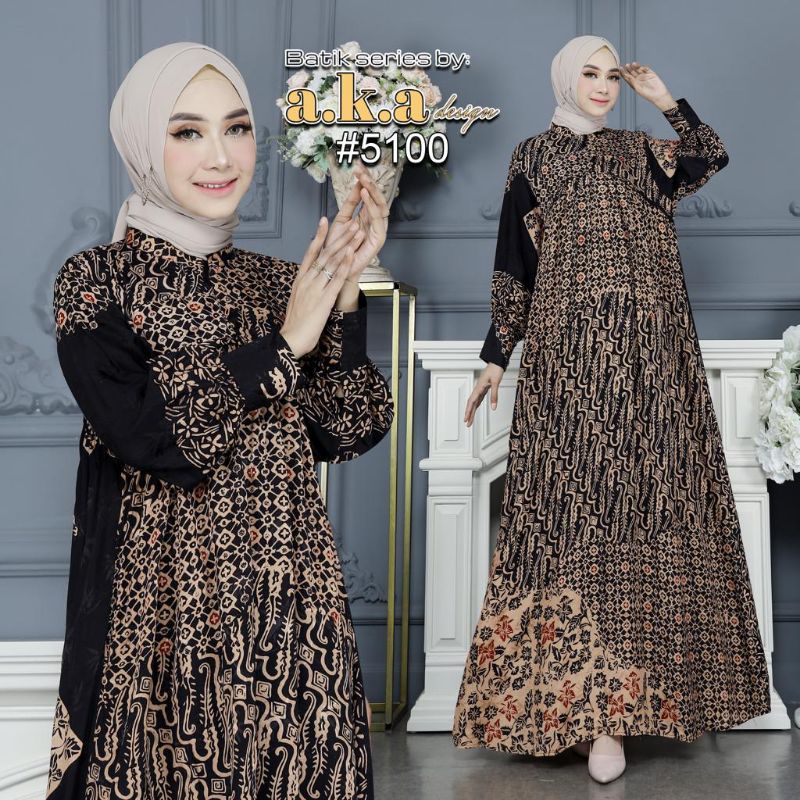 KM*(BISA COD)GAMIS VISCOSE BATIK SUTRA PREMIUM/100%ORI