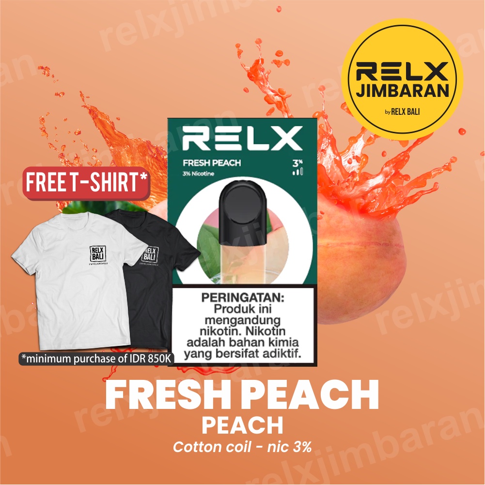 Jual RELX Infinity Pod Fresh Peach Buah Persik 1Pack Isi 1 Pods 1