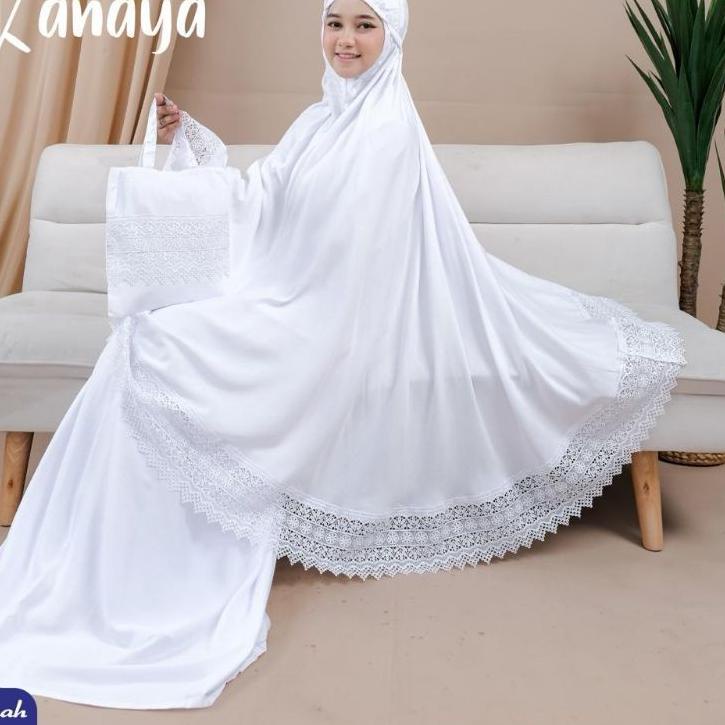 Terlaris.. MUKENA DEWASA RAYON SUPER PREMIUM PUTIH POLOS RENDA IMPORT MEWAH MUKENA ALIYAH PUTUSAN PO