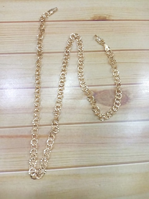 Kalung wanita // kalung donat //kalung lapis emas // perhiasan // kalung pj 45cm