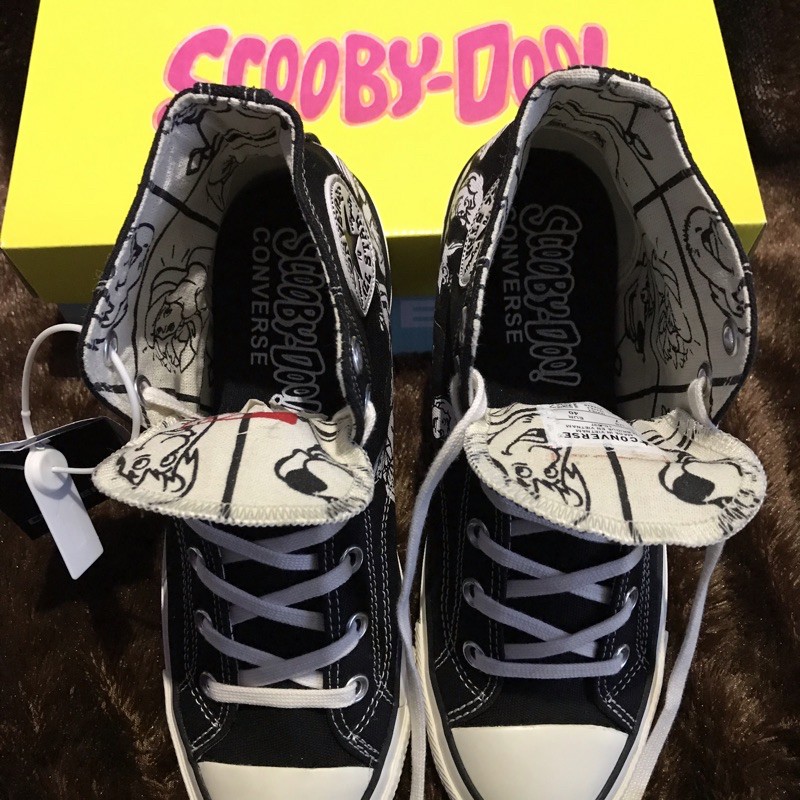 CONVERSE SCOOBYDOO HIGH BLACK WHITE 70S PREMIUM