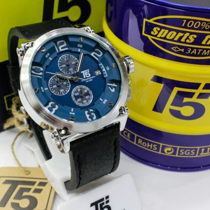 JAM TANGAN PRIA  T5 H3434 CHRONO ORIGINAL TAHAN AIR