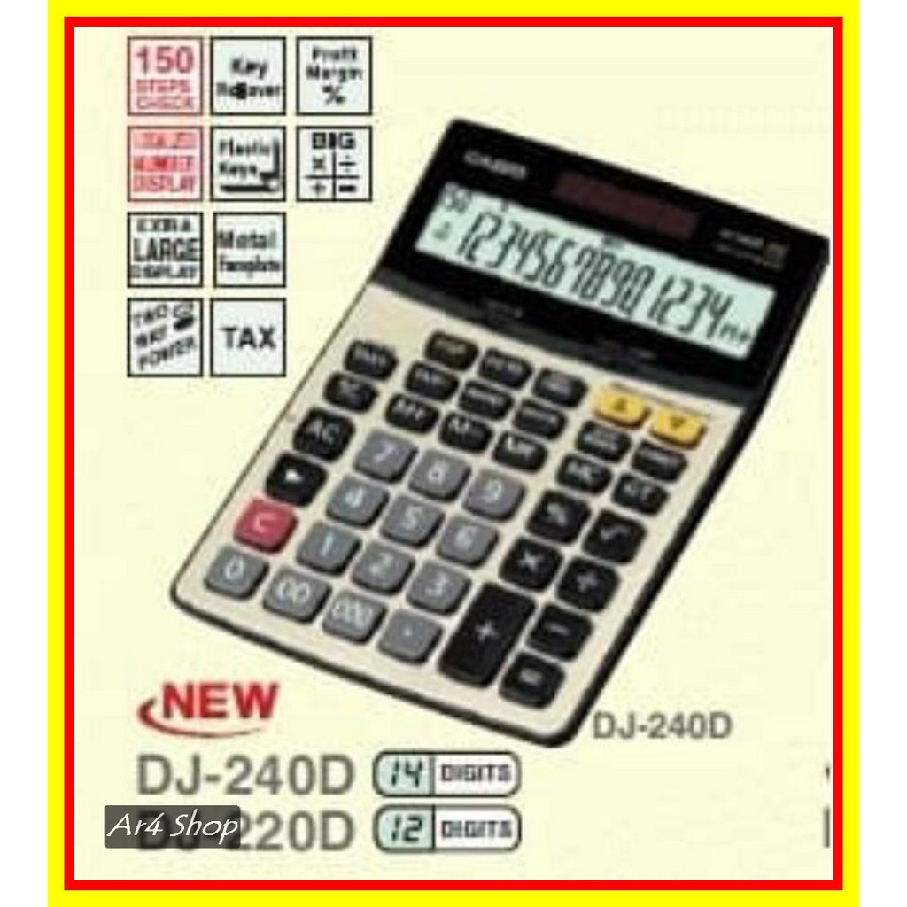 

Calculator - Casio - Dj-220D