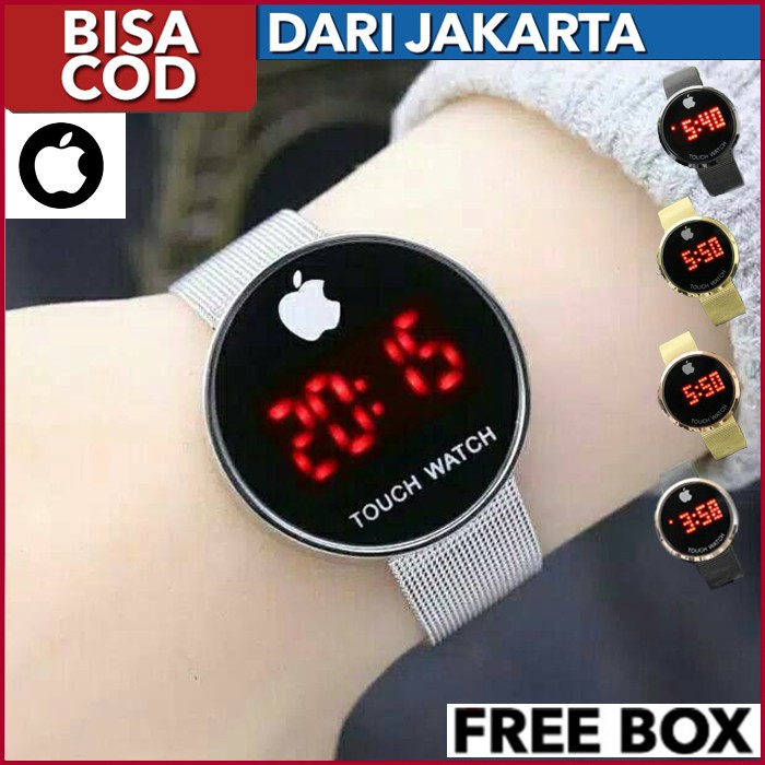 READY STOK  4 Warna Jam Tangan Pria Wanita Watch Jam Tangan Murah Iphone Woman Watch AW005