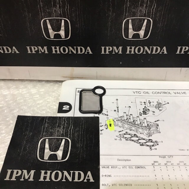 Filter Sil Seal Oring Vtec VTC Depan Accord CM5 2003-2007 Civic FD2 Odyssey RB1 2004-2008 15845 RAA