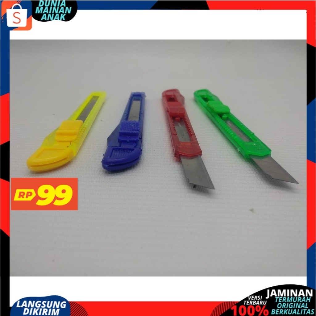 ( PROMO 99 ) Pisau Kater Kecil Cutter Mini Tajam Cutter Serbaguna 1Pc