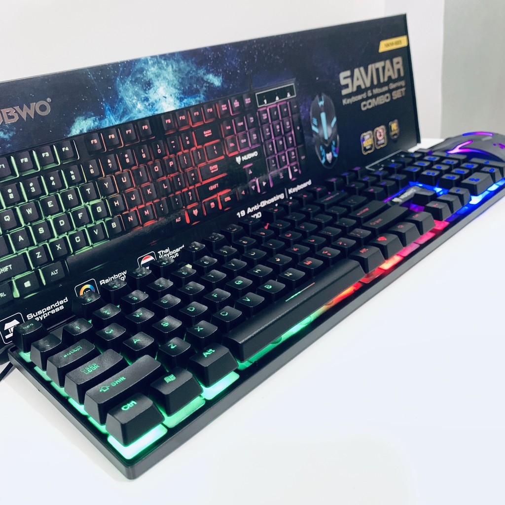 Paket Gaming Keyboard &amp; mouse Nubwo NKM 623 Savitar Anti Ghosting