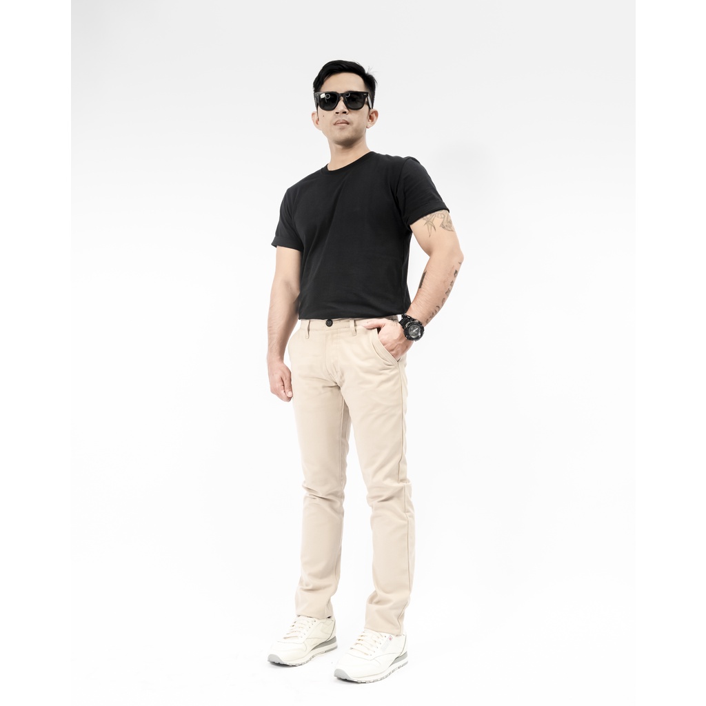 Gizmo Celana Chino Panjang Cream