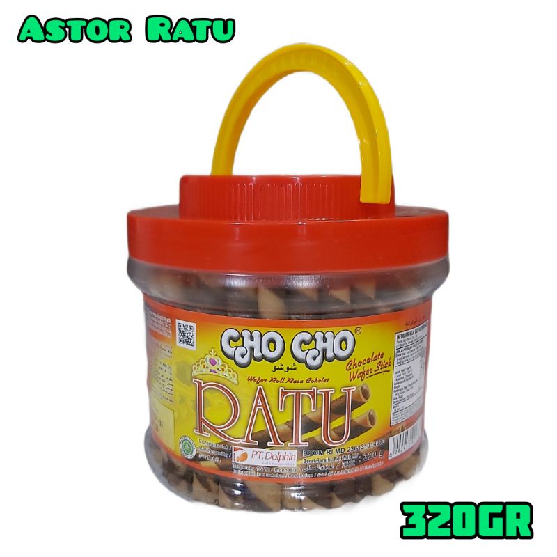 

Wafer Stick Cho Cho Ratu 320gr Astor Dolpin