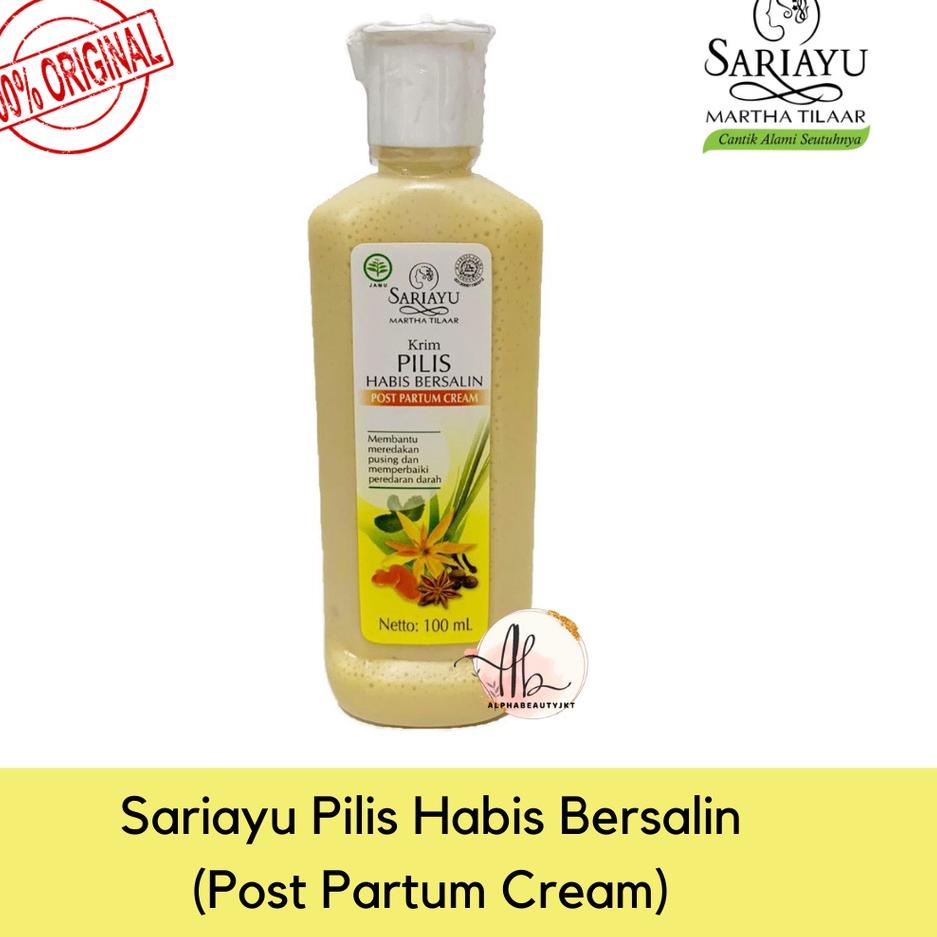 FPE SARIAYU KRIM PILIS JAMU HABIS BERSALIN 100 ML - CREAM PILIS SARIAYU KREM PILIS ✡➡ ➭