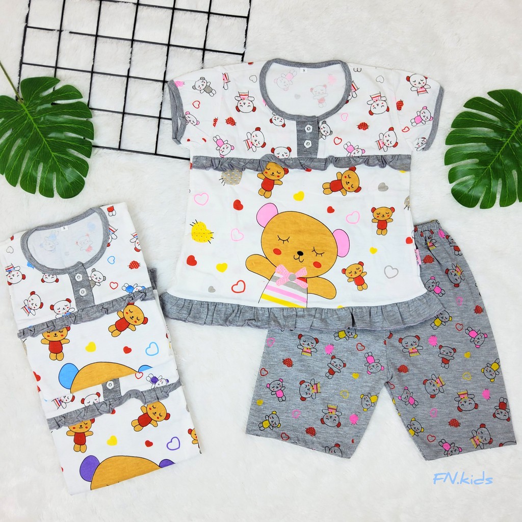 Baju Tidur Anak Perempuan Setelan Anak 2-8 Tahun