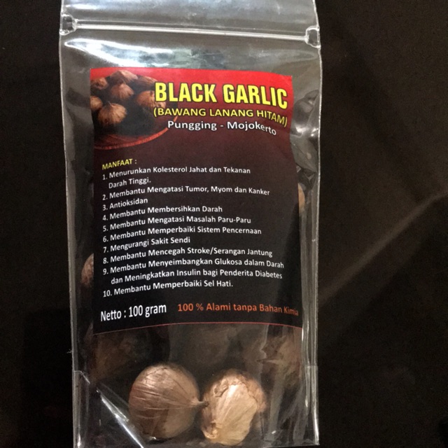 

BLACK GARLIC / BAWANG LANANG HITAM
