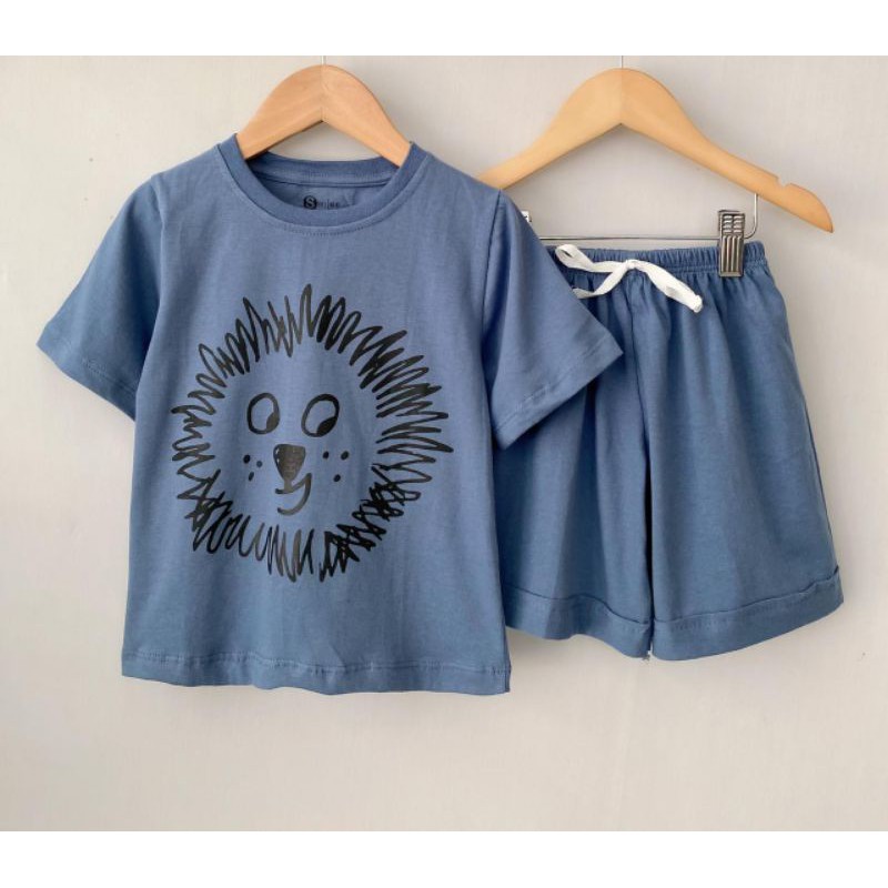 Setelan Anak COOL SMILEE WARNA DENIM 1-5 TAHUN