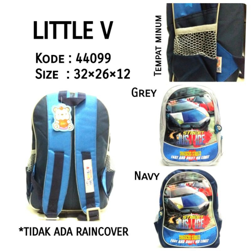 MURAH TAS SEKOLAH ANAK COWOK LITTLE V 44099