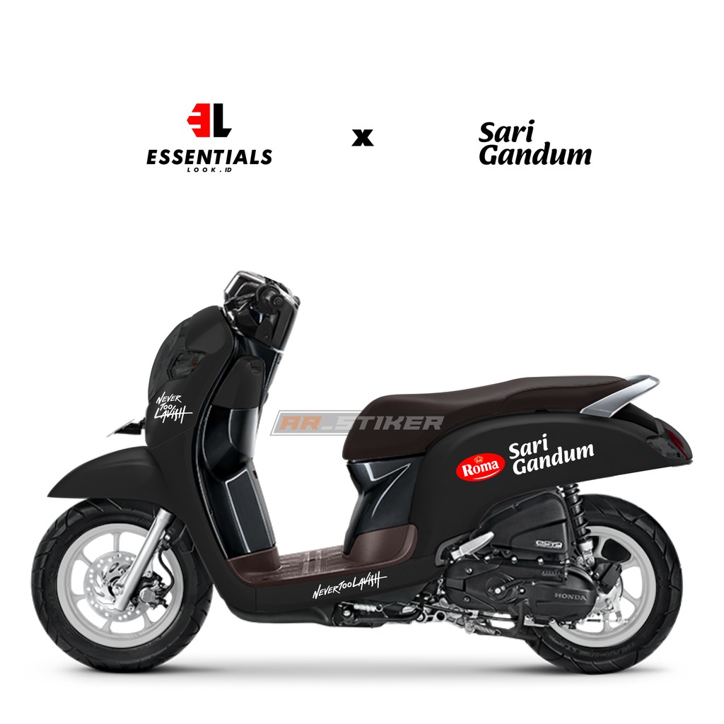 Cutting Sticker Scoopy Fi Roma sari gandum