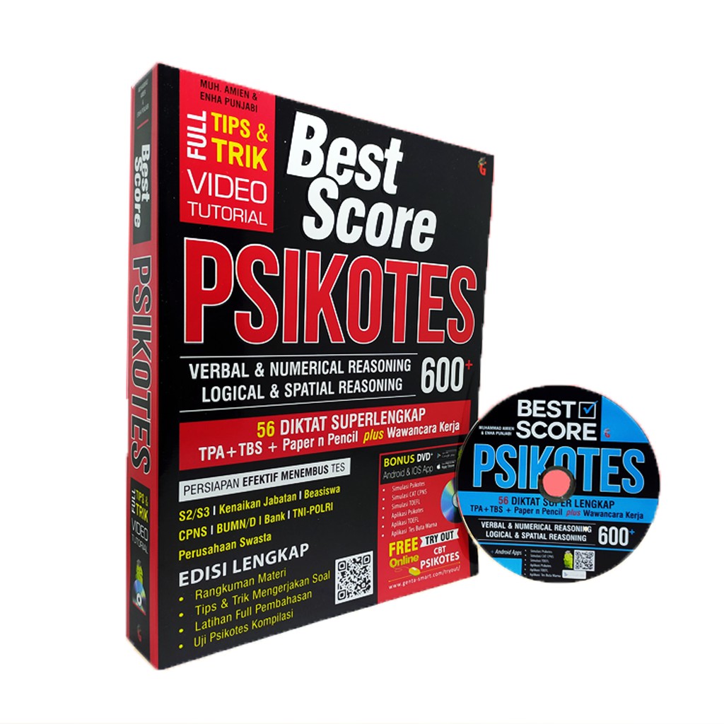 Buku Tes Psikotes Best Score 600 Shopee Indonesia