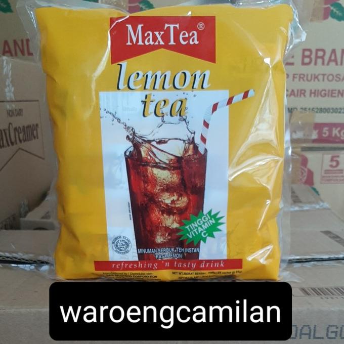 

[COD] Max Tea Lemon Tea isi 30 sachet x 25gr [COD]