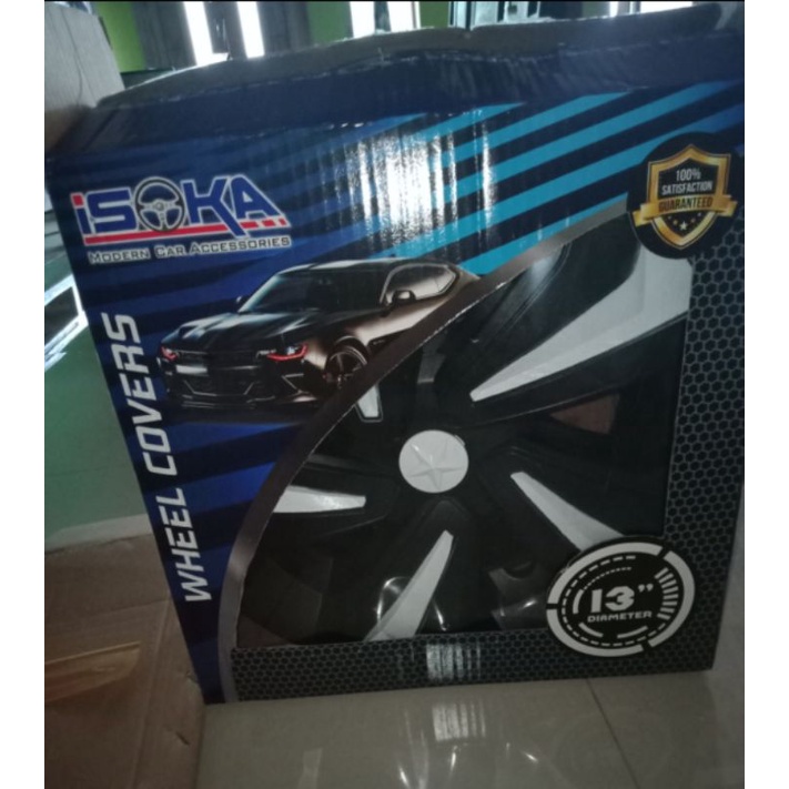 KKPH13 - Tutup Dop Roda Tutup Velg Mobil Cover Dop VELG Mobil Ring 13