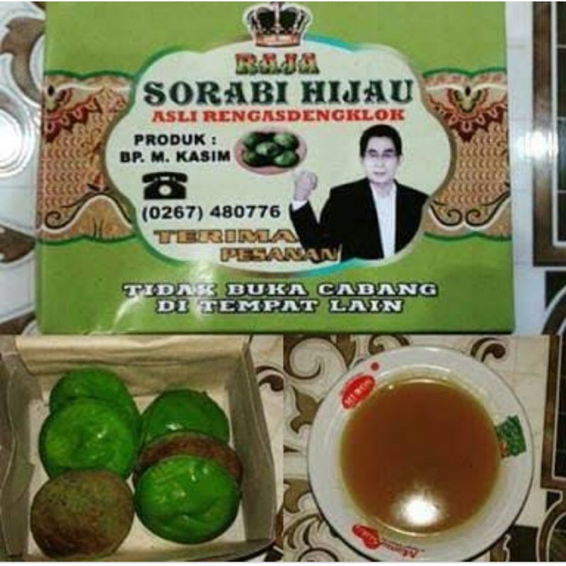 

Sorabi hijau khas Rengasdengklok