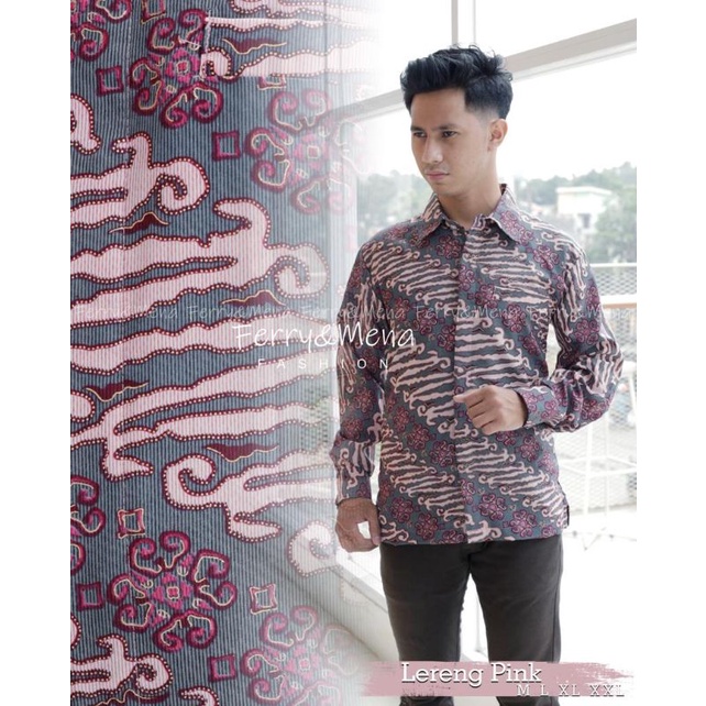 Hem batik pria lengan panjang / kemeja batik / kemeja cowok panjang / Hem panjang