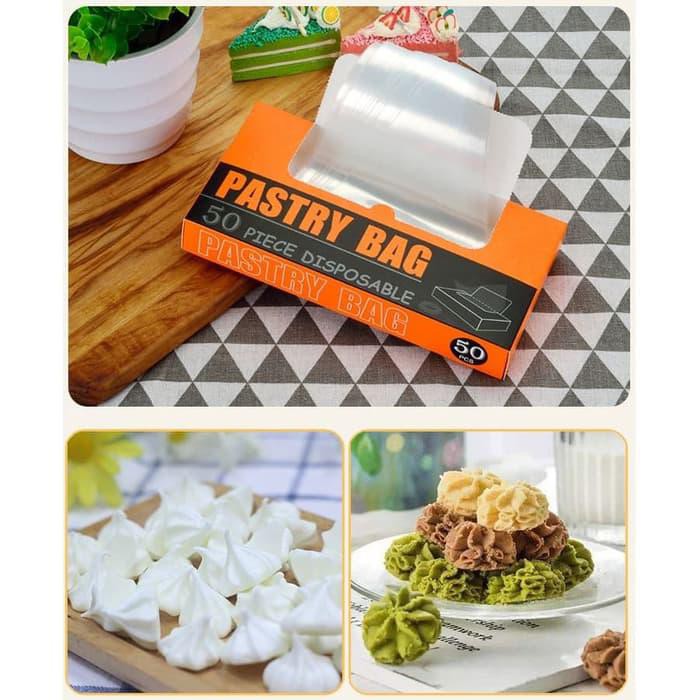 Baking / Plastik Segitiga Piping Bag Isi 50 Pcs