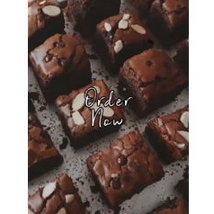 

[MOEANIEZ BROWN & CO] BEST SELLER!! BROWNIES PANGGANG PREMIUM UK. 25*10 CM