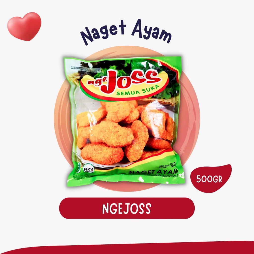

ADDRIELLA - NGEJOSS NUGGET AYAM 500gr | NGEJOSS/FROZENFOOD/FROZENFOOD MURAH