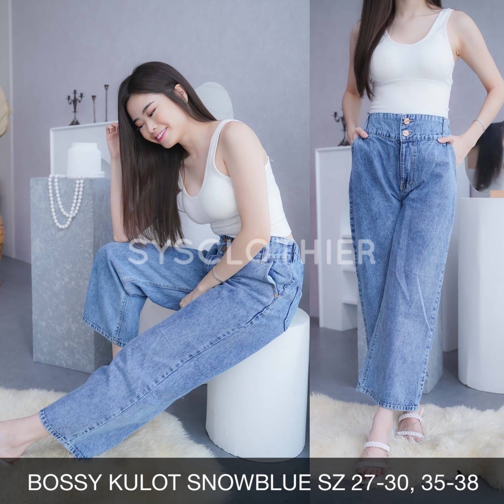 CELANA JEANS WANITA BOSSY KULOT-SYS CLOTHIER