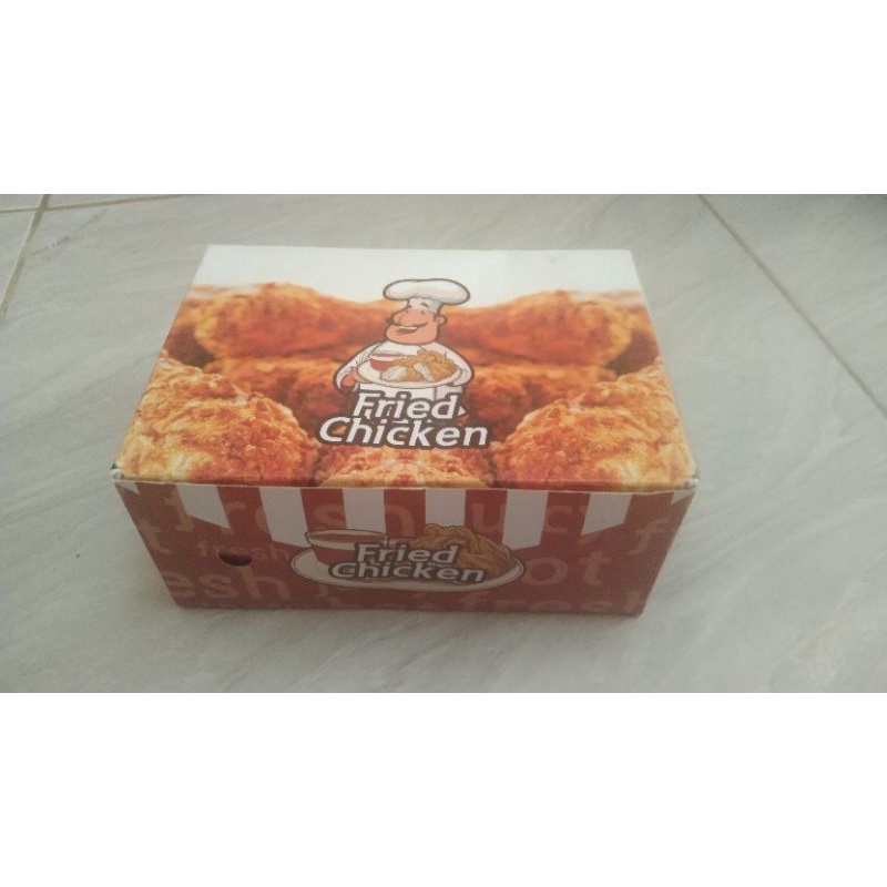 

dus fried chicken (isi 25 lembar)