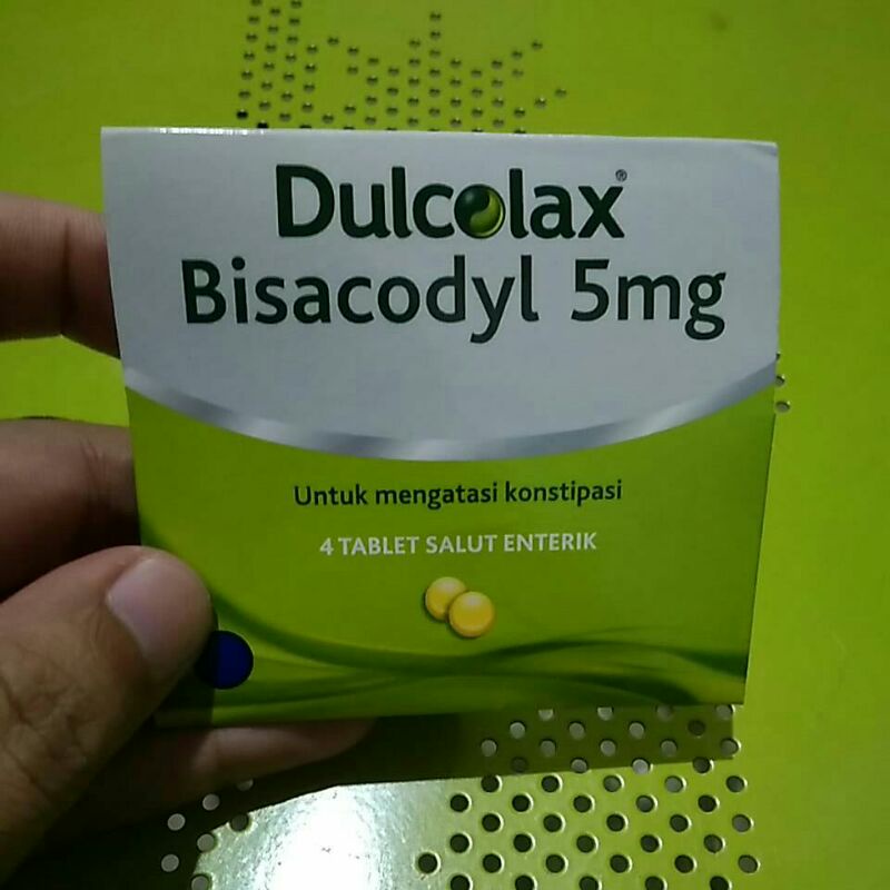 Dulcolax 5mg (Obat Susah - Lancar BAB) isi 4 Tablet