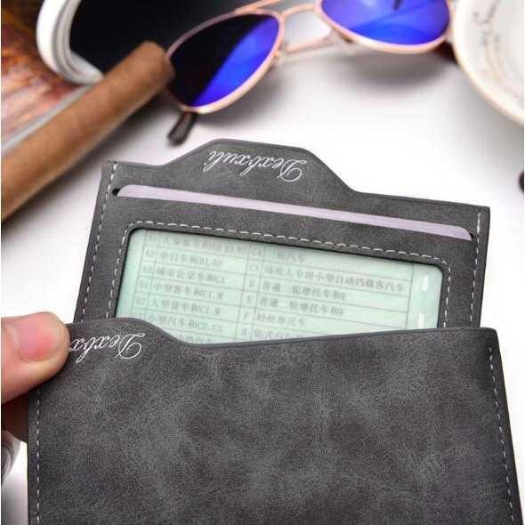 Dexbxuli Dompet Kulit Pria Unplugged - 820-2 - Dark Gray