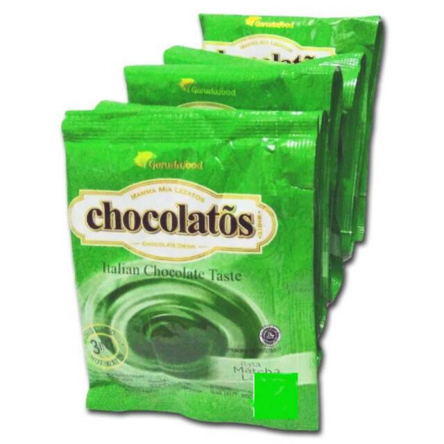 

Chocolatos Matcha latte kemasan sachet isi 10pc