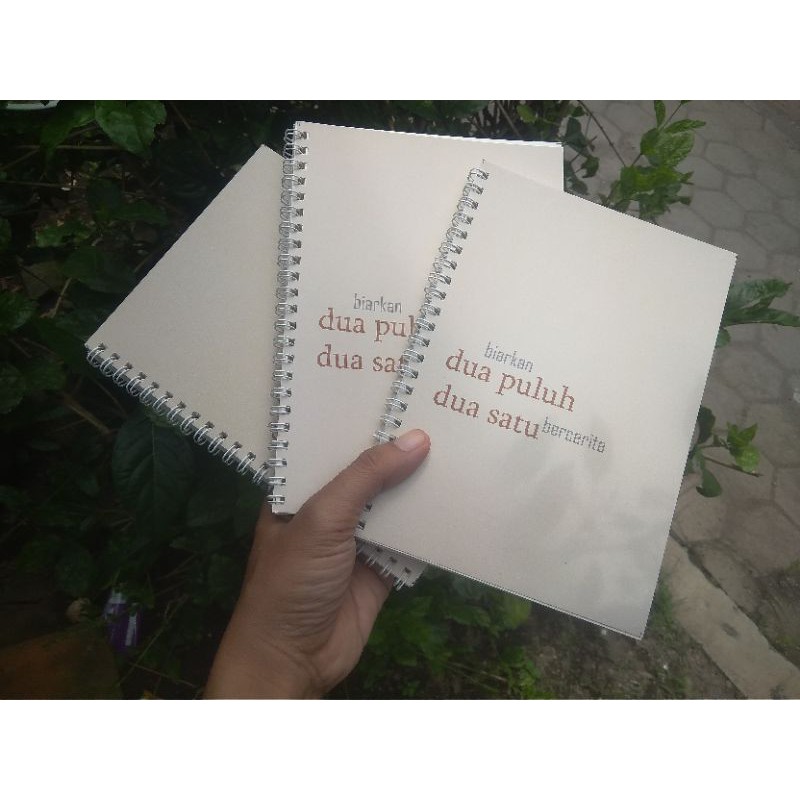 Blocknote A5 Spiral Custom - Seminar - souvenir - undangan nikah