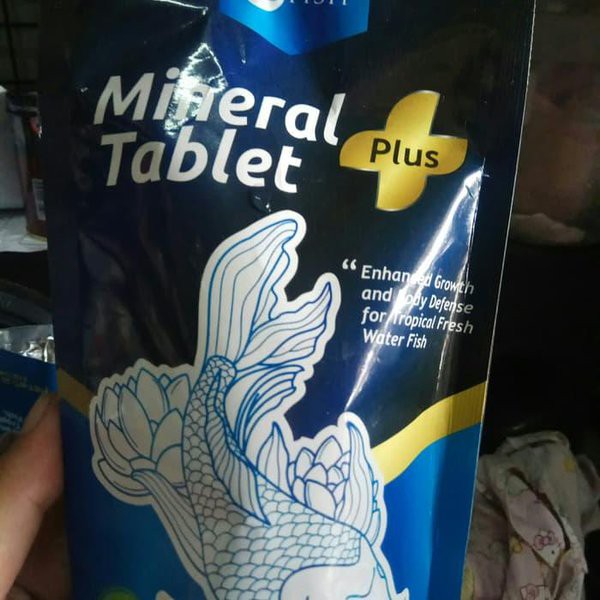 Garam Ajaib Ikan Cupang Mineral Tablet plus Vitamin C Original SG  Vitamin Obat  Guppy Koi Louhan