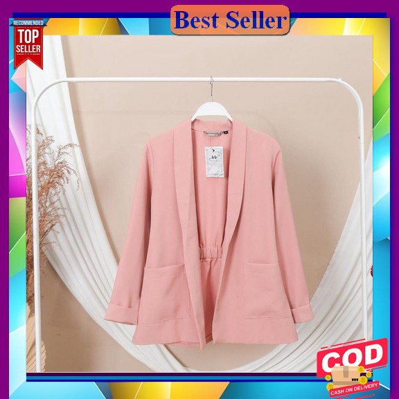 Jas Formal Wanita Jas Hitam Blezer Wanita Blazer Korea Jas Kerja Gf02 ~ Cello Blazer Atasan Casual