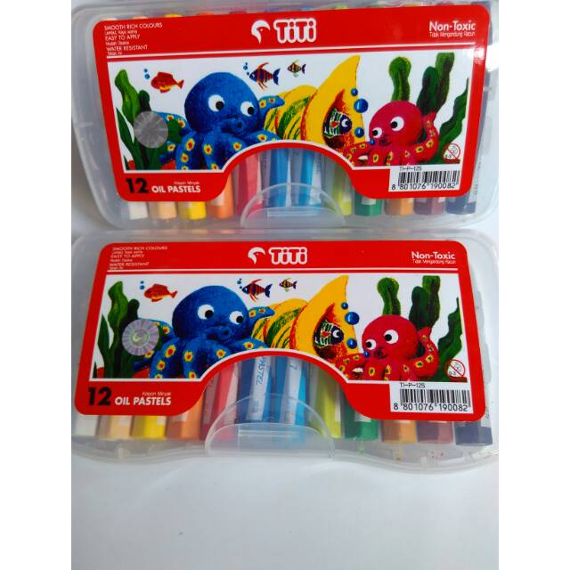 

Titi oil pastels 12 warna/crayon titi