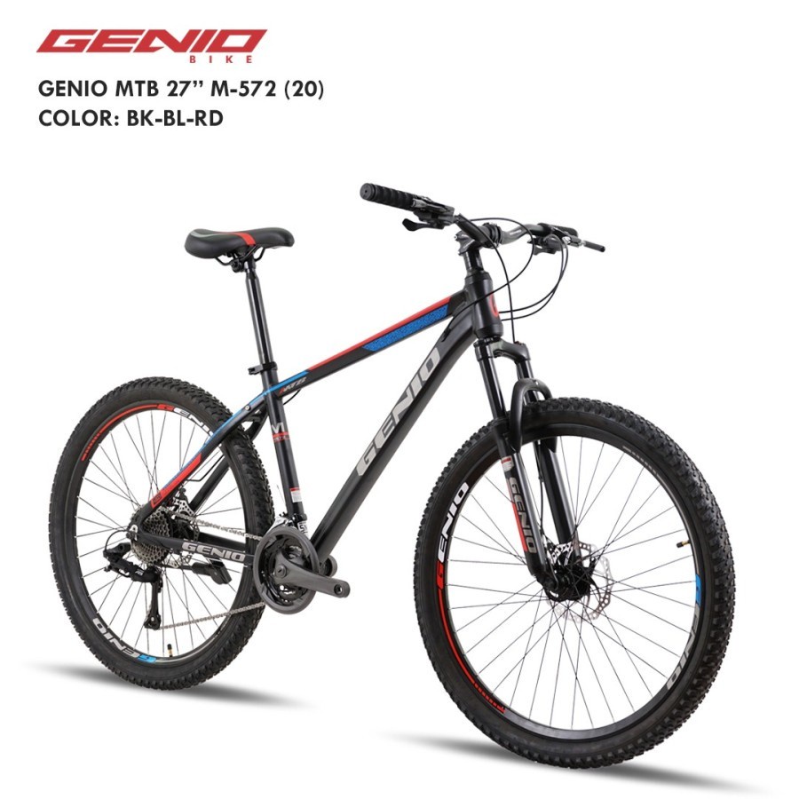 Sepeda Gunung 27,5 inch MTB United  Genio M572 27 Speed Garansi SNI-7