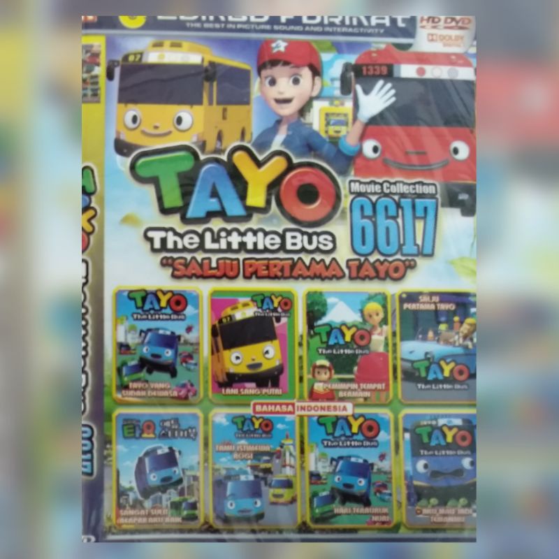 Kaset film koleksi kartun anak Tayo 6617