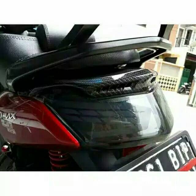 Ducktail Nmax Old Karbon Sirip Lampu Stop Nmax Old Cover Topi Lampu stop Nmax Old Merk Nemo Original