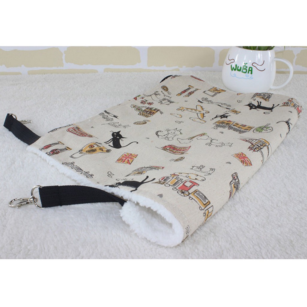 Pet Hammock - Ayunan Kucing Lembut motif Kartun