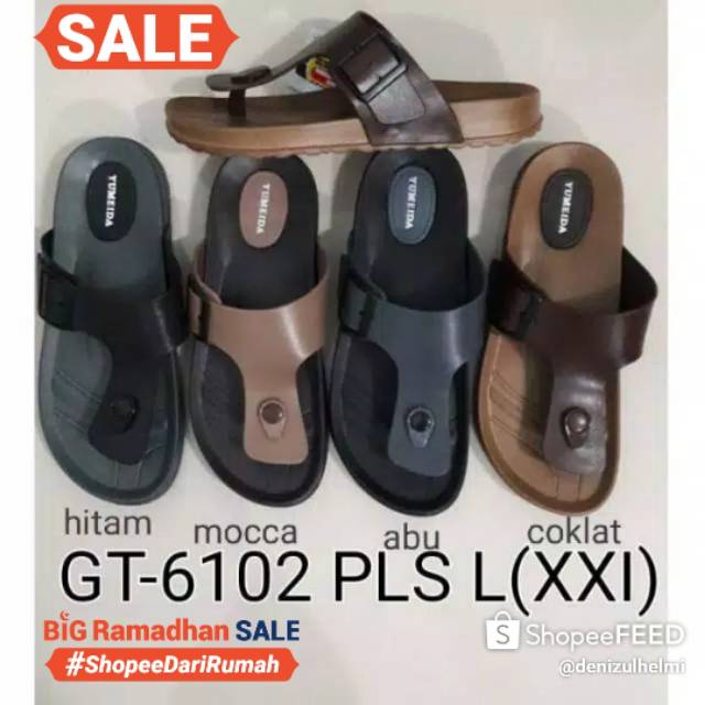 Sandal yumeida karet GT-6102.sandal jepit santai