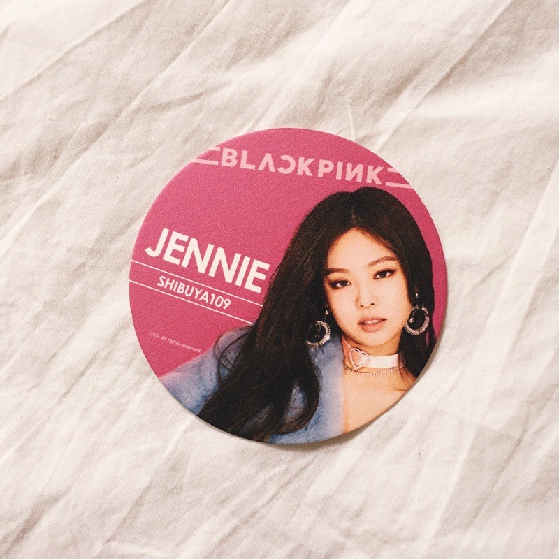 BLACKPINK JENNIE JAPAN SHIBUYA 109 COASTER DEBUT(ALBUM PC PHOTOCARD POSTER POSTCARD)