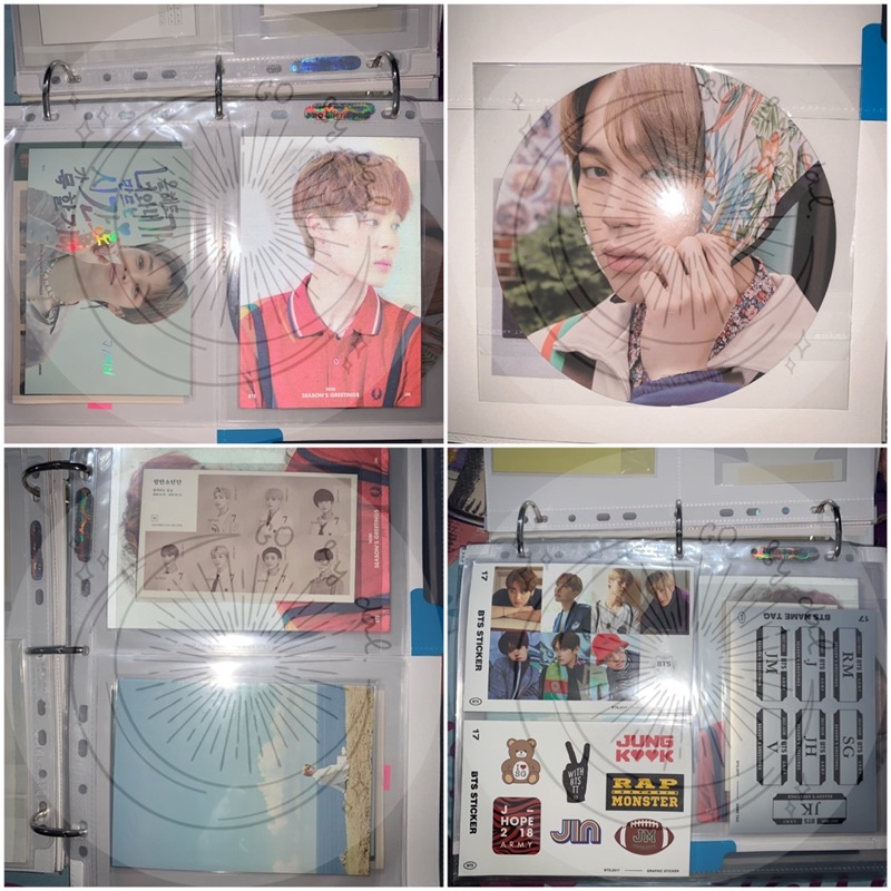 BTS SEASONS GREETINGS 2017 2018 2020 2021 SG17 SG18 SG20 SG21 DVD LENTI MESSAGE CARD POSTCARD MINI P