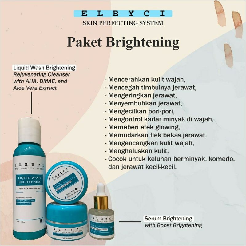 paket brightening Elbyci skincare